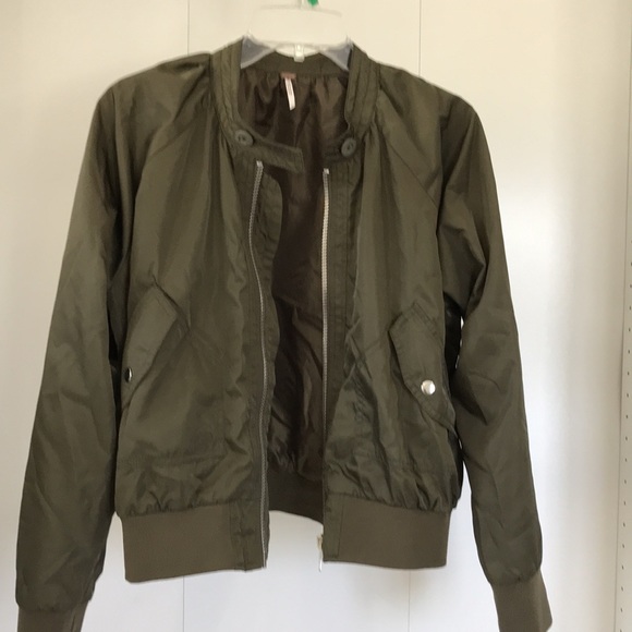 Free people jacket midnight bomber jacket